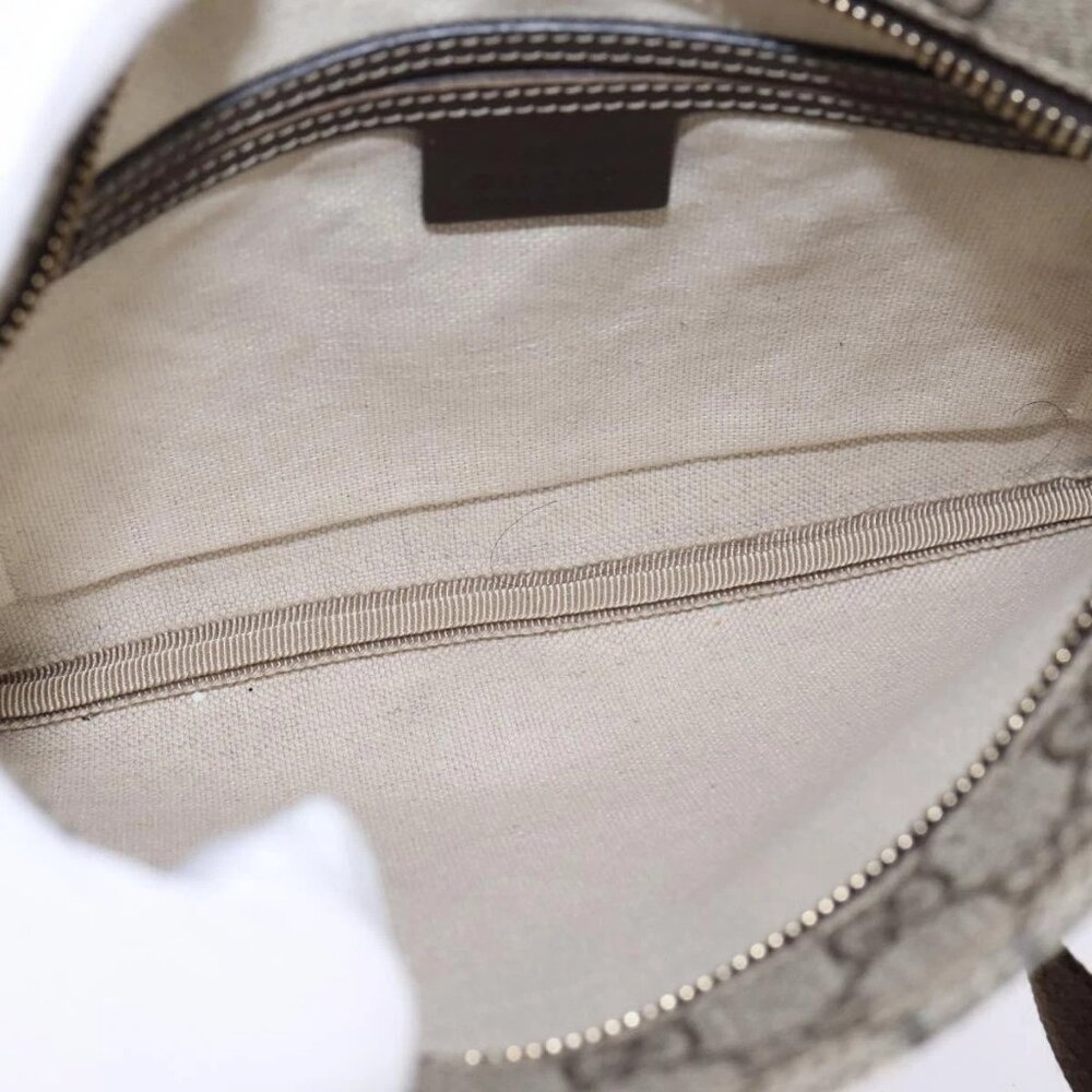 GUCCI GG Supreme Shoulder Bag PVC Beige Gold 201538 Auth BA5706 - Picture 10 of 16